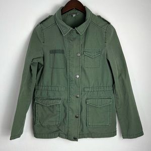 Army green Jacket Size XS by rubbish front deep pockets